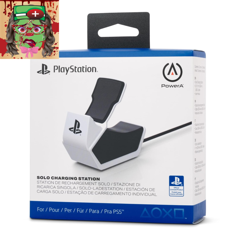 Solo Charging Station for Dualsense Wireless Controllers - White