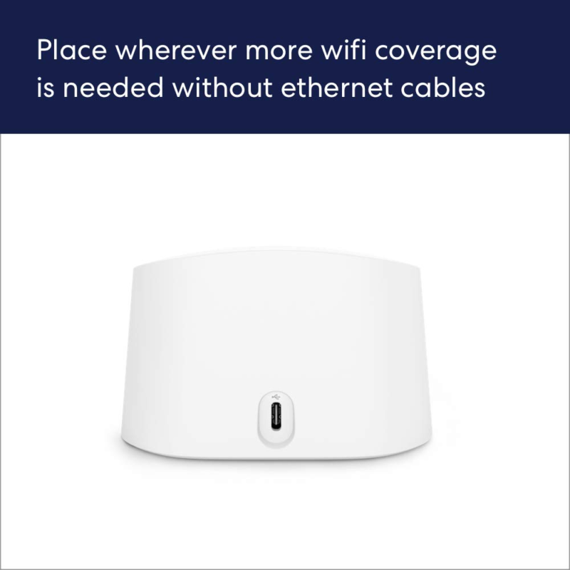 Amazon 6 Mesh Wifi Extender - Add up to 1,500 Sq. Ft. of Wi-Fi 6 Coverage to Yo