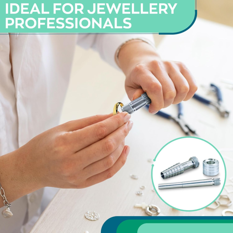 Ring Stretcher Tool Kit β Ring Resizer for Gold, Silver, and Other Soft Metals |