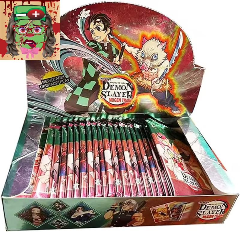 5 Booster Packs Mugen Train CCG TCG Anime Trading Cards Sealed Offically Licenc