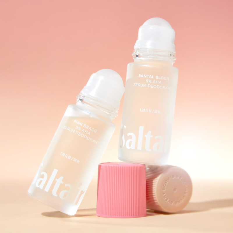 Serum Deodorant Signature Scents 2 Pack. 5% AHA Formula. Lactic Acid and Mandeli