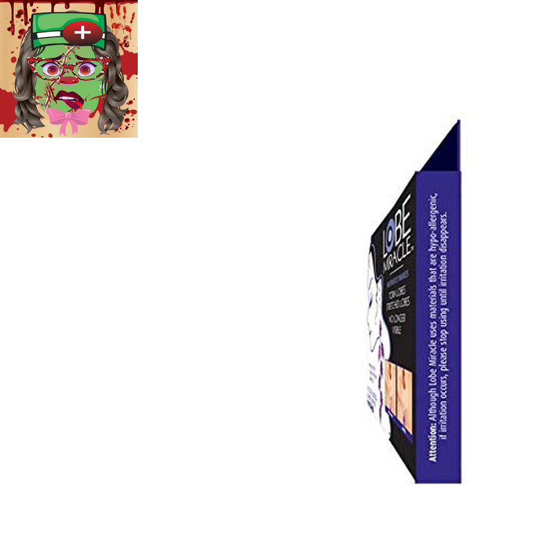 - Clear Earring Support Patches - Earring Backs for Droopy Ears - Ear Care Produ