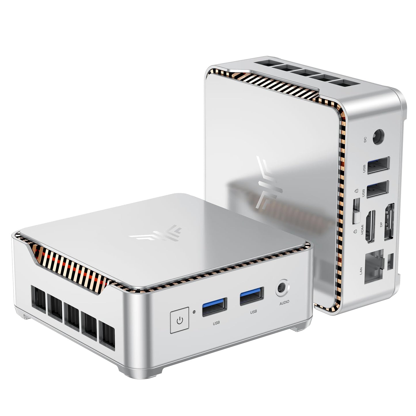 KAMRUI GK3Plus Mini PC, 16GB RAM 512GB M.2 SSD Mini Computers,12th Gen Alder Lake N95 (up to 3.4GHz) Micro PC, 2.5''SSD, Gigabit Ethernet,4K UHD,WiFi,BT,VESA/Home/Business Small pc