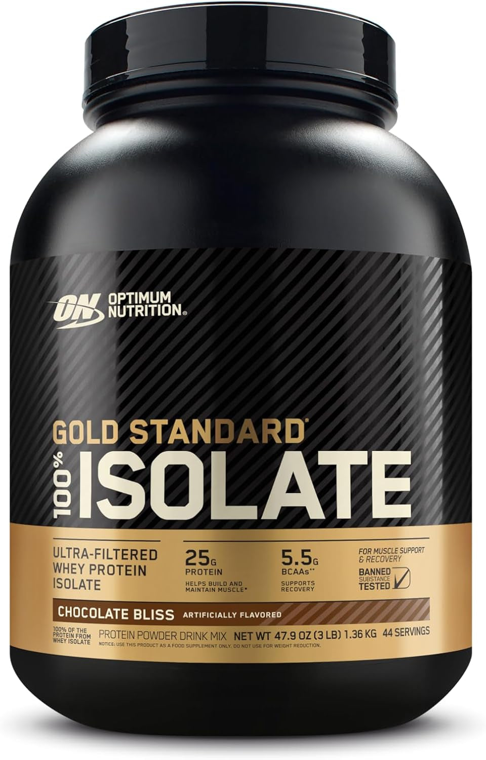 Gold Standard 100% Isolate, Rich Vanilla, 2.91 Pounds, 44 Servings (Packaging May Vary)