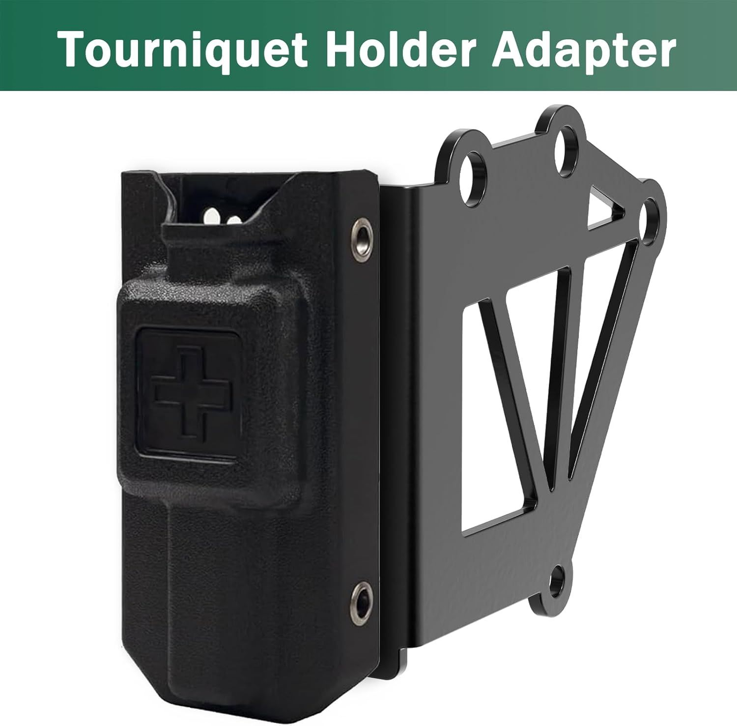 ForoGore Tactical Holster Adapter Tourniquet Holder Mount QLS Police Black