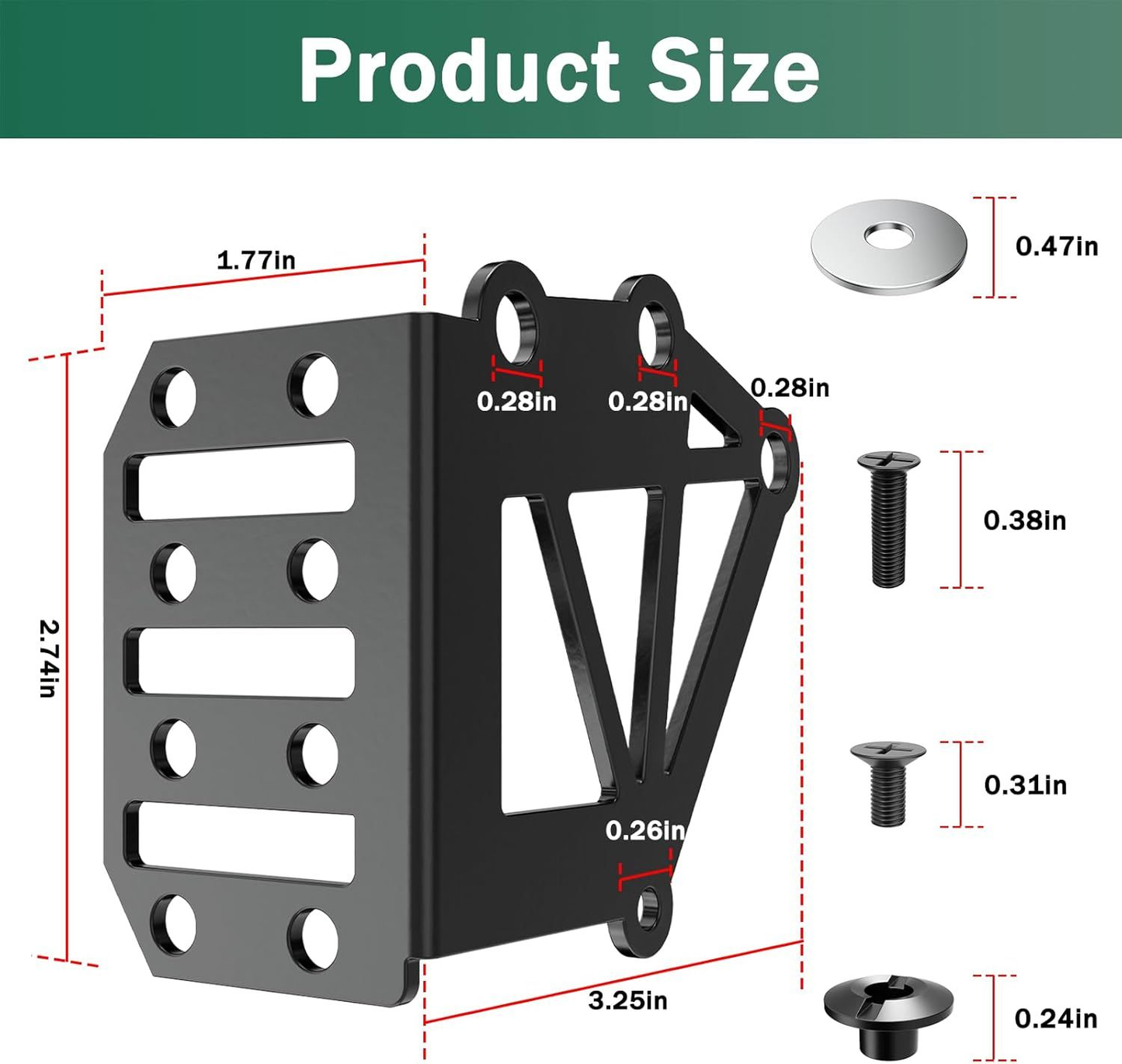 ForoGore Tactical Holster Adapter Tourniquet Holder Mount QLS Police Black