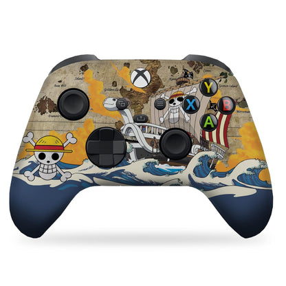 One Peice Custom X-Box Controller Wireless Compatible with X-Box One/X-Box Series X/S by  | Proudly Customized in USA with Permanent HYDRO-DIP Printing(Not JUST a SKIN) (MODDED)