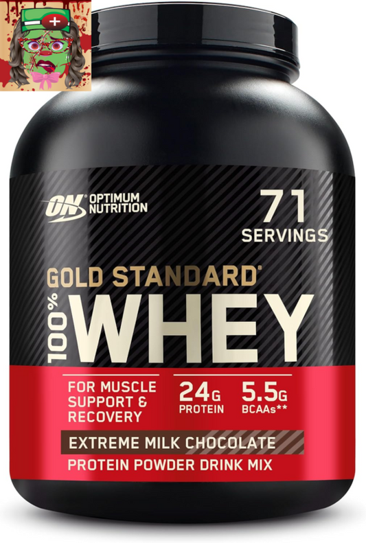 Optimum Nutrition Gold Standard Whey Protein, Extreme Milk Chocolate, 5 lb