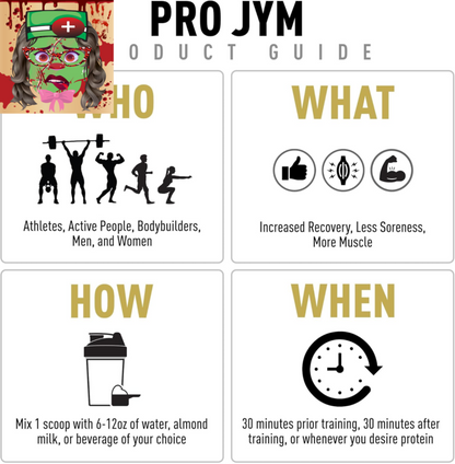 Pro JYM Protein Powder - Egg White, Milk, Whey Protein Isolates & Micellar Casei