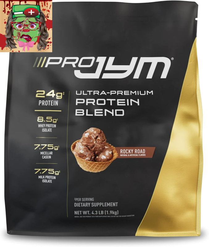 Pro JYM Protein Powder - Egg White, Milk, Whey Protein Isolates & Micellar Casei