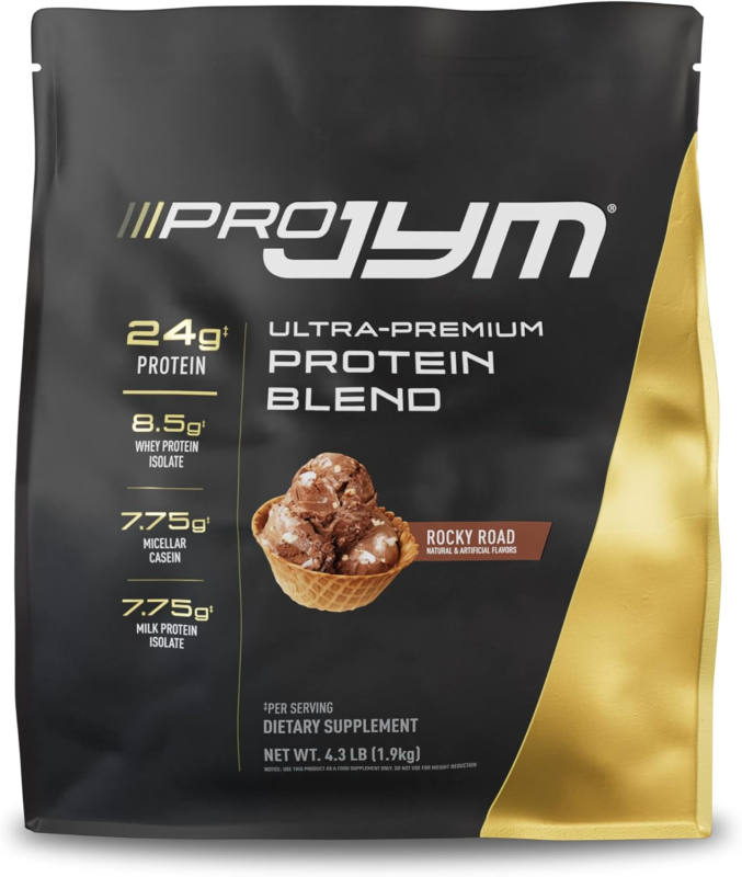 Pro JYM Protein Powder Blend with Whey, Casein, Milk & Egg Isolates - Rocky Road