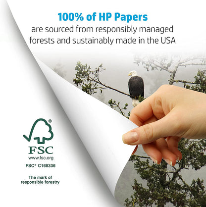 HP Printer Paper | 8.5 X 11 Paper | Copy &Print 20 Lb | 1 Ream Case - 500 Sheets| 92 Bright | Made in USA - FSC Certified | 200060
