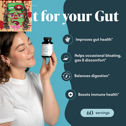 All-In-One Gut Health W/Probiotics, Prebiotics, Digestion-Supporting Herbs, and