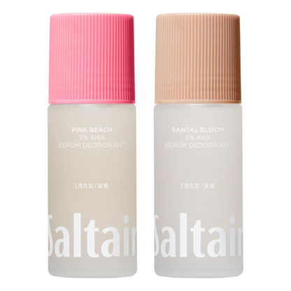 Serum Deodorant Signature Scents 2 Pack. 5% AHA Formula. Lactic Acid and Mandeli