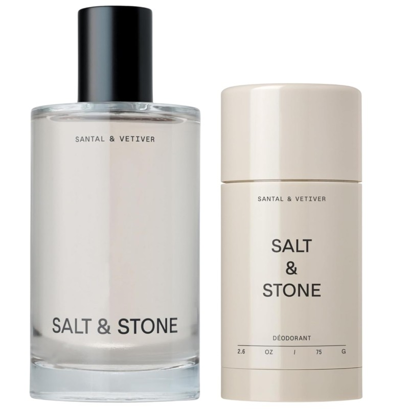 Salt & Stone Body Mist + Natural Deodorant Bundle | Santal & Vetiver