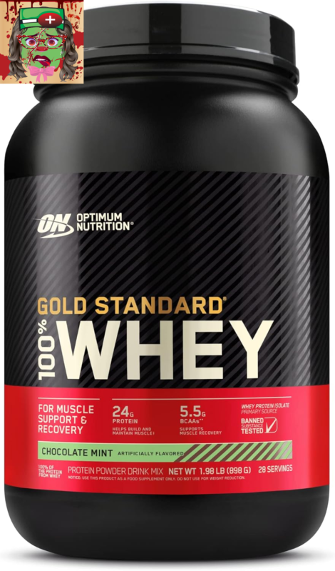 Optimum Nutrition Gold Standard Whey Protein, Chocolate Mint, 2 lbs