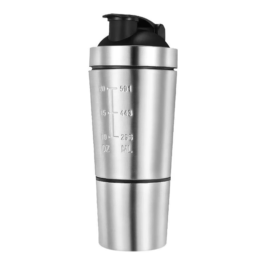 Stainless Steel Protein Shaker Cup Portable Fitness Sports Mug Nutrition Shakers