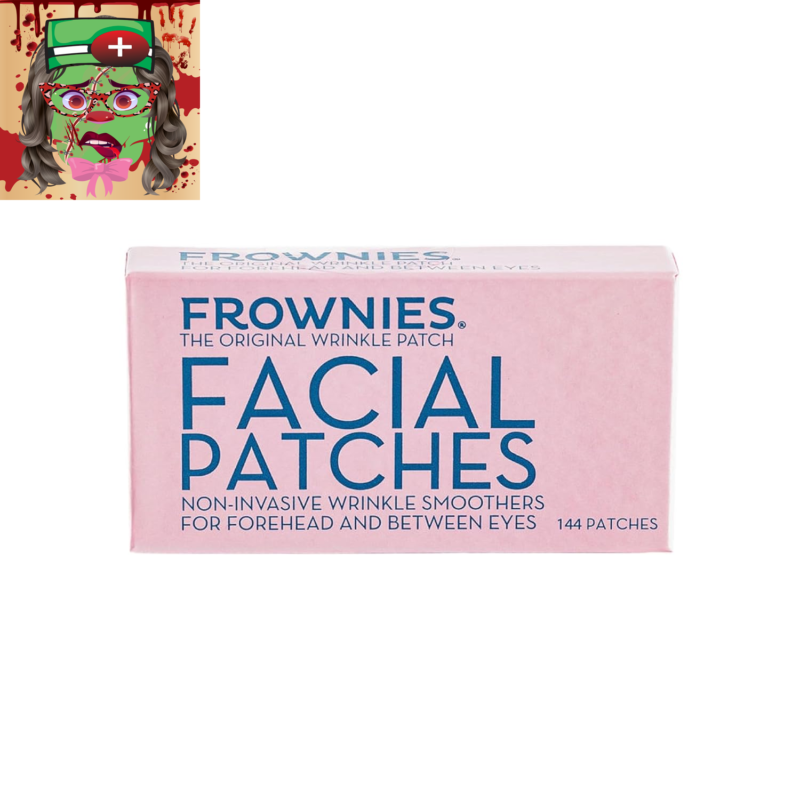 Forehead and between the Eyes Facial Patches - Hypoallergenic Patches to Smooth