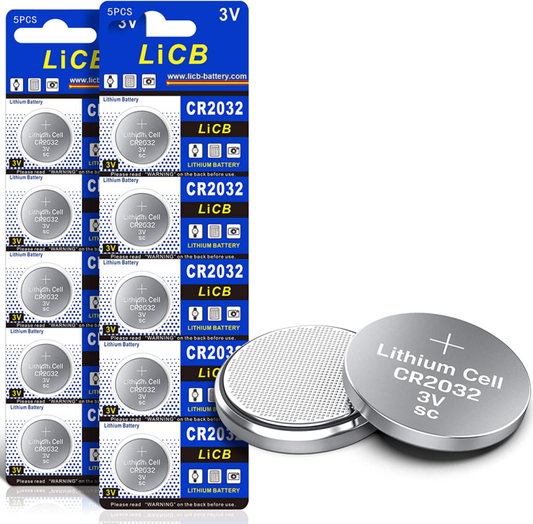 CR2032 3V Lithium Battery(10-Pack)