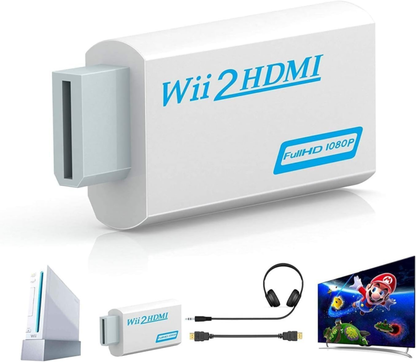 Wii to HDMI Adapter, WII to Hdmi Converter, Connect Wii Console to HDMI Display