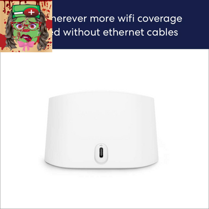 Amazon  6 Mesh Wifi Extender - Add up to 1,500 Sq. Ft. of Wi-Fi 6 Coverage to Yo