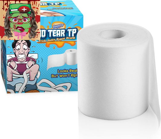 No Tear Toilet Paper - Prank Gift,Toilet Paper Rolls, Looks like Real Toilet Pap