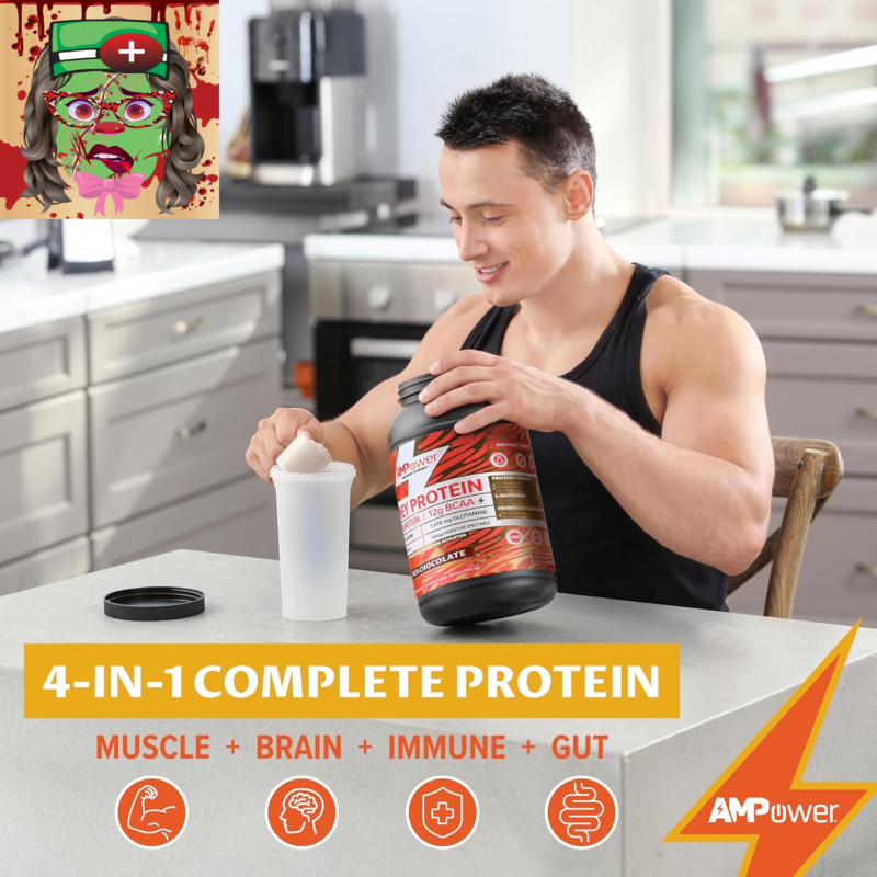 Chocolate Whey Protein Powder | Scientifically-Designed Optimum Muscle Stack