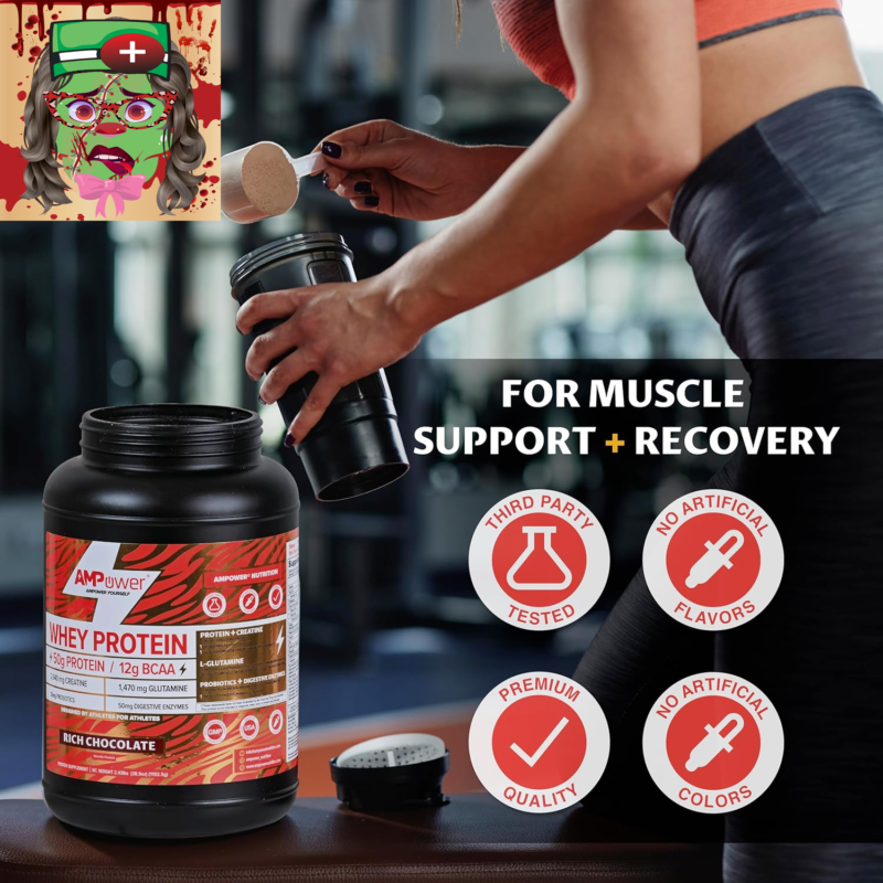 Chocolate Whey Protein Powder | Scientifically-Designed Optimum Muscle Stack