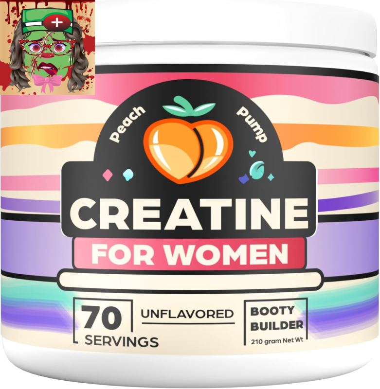 Unflavored Creatine for Women - Booty Builder - 70 Servings