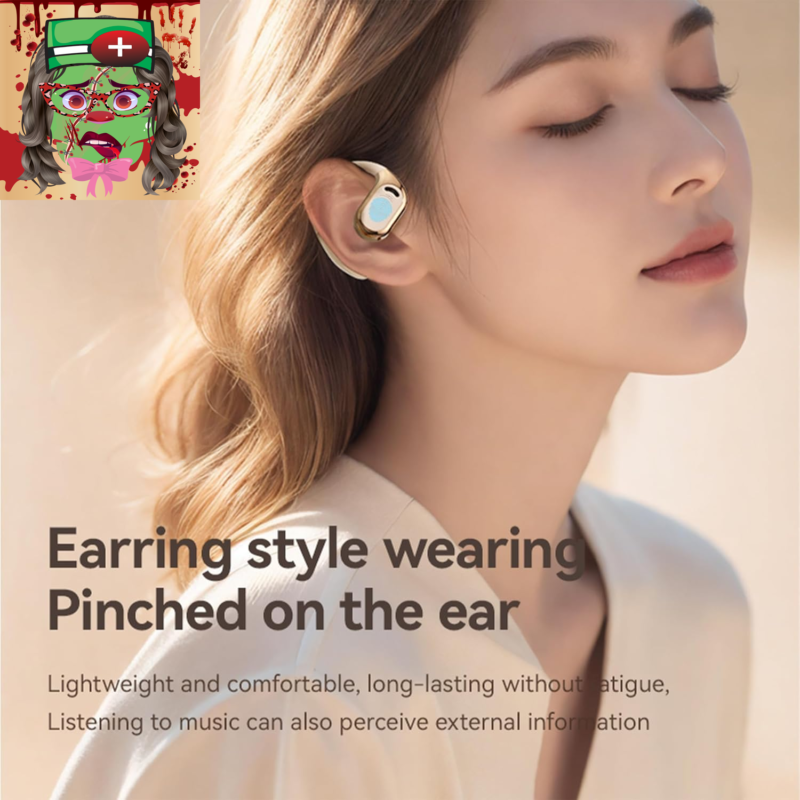 Real Time Language Translation Earbuds, Open Ear AI Translation Earbuds Translat