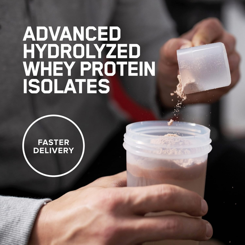 Optimum Nutrition Platinum Hydrowhey Protein Powder, 100% Hydrolyzed Whey Protei