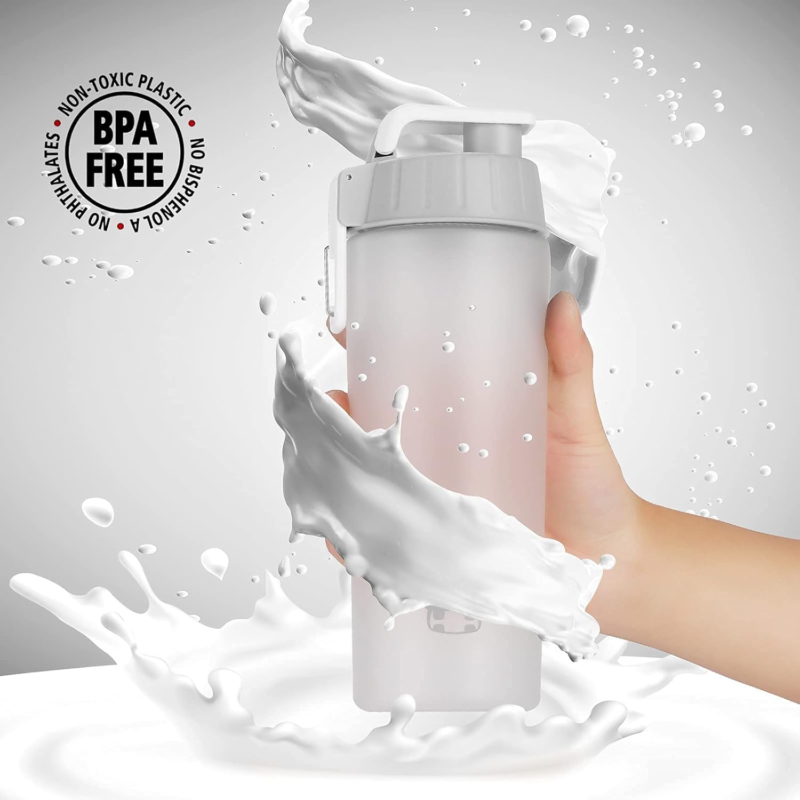 Tritan Copolyester Shaker Bottle for Protein Mixes BPA/BPS/BPF Free Protein Shak