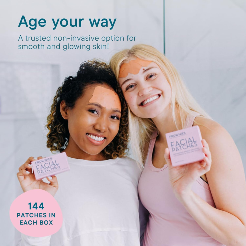 Forehead and between the Eyes Facial Patches - Hypoallergenic Patches to Smooth