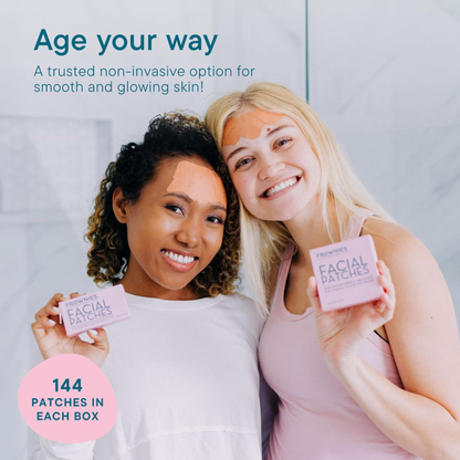 Forehead and between the Eyes Facial Patches - Hypoallergenic Patches to Smooth