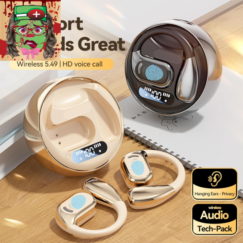 Real Time Language Translation Earbuds, Open Ear AI Translation Earbuds Translat