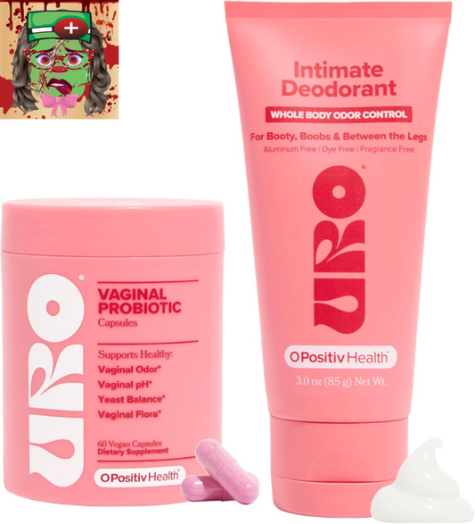 URO Vaginal Probiotic and URO Intimate Deodorant Bundle