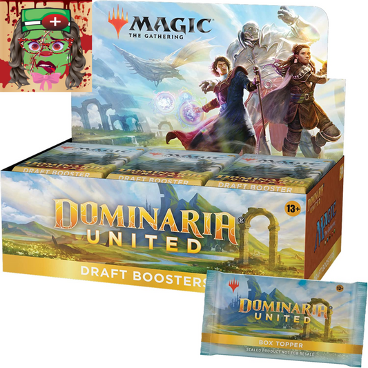 Magic: the Gathering Dominaria United Draft Booster Box | 36 Packs + Box Topper