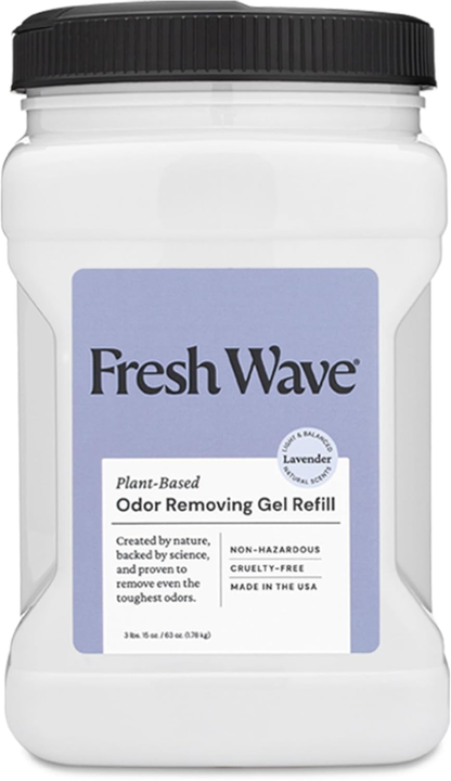 Lavender Odor Removing Gel Refill, 63 Oz. - Safer Odor Absorbers for Home, Natur