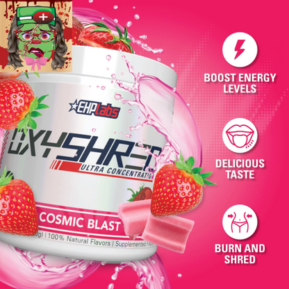 Oxyshred Cosmic Blast Pre Workout – 33 Servings of Energy Boost