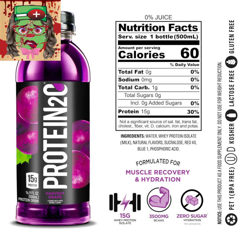 Grape Expectations: Water That Lifts Weights and Your Mood, Sugar-Free!