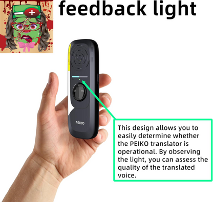 Language Translator Device,Two-Way Real-Time AI Voice Instant Translator,Mini Te