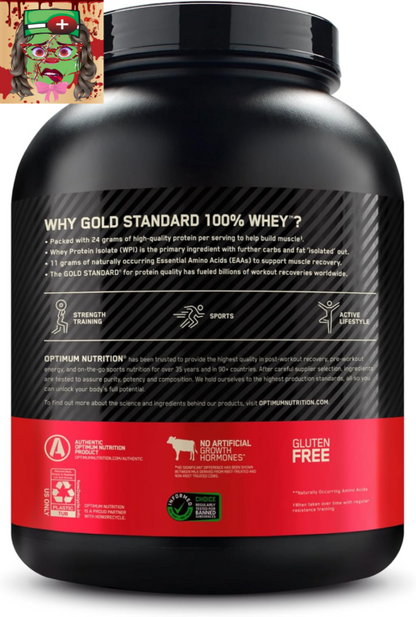 Gold Standard 100% Whey Protein Powder, Chocolate Peanut Butter, 5 Pound (Packag