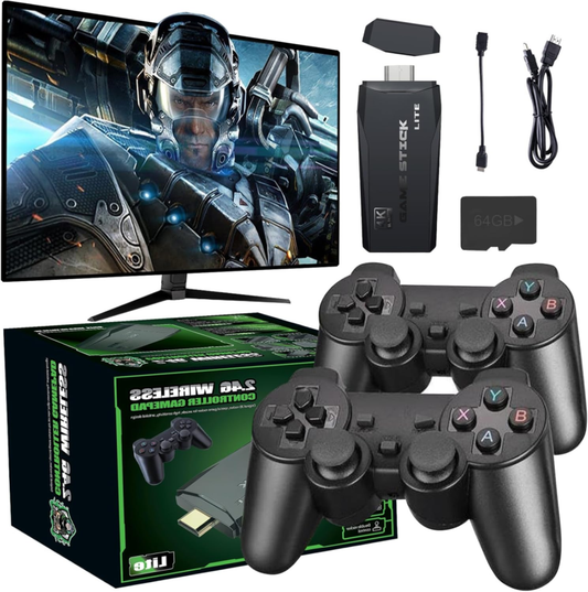 M8 PRO Wireless Game Console - Retro Gaming Consoles with Built in 20000+ Games,