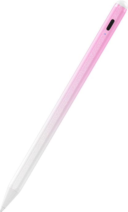 Stylus Pen for Ipad 6Th-11Th Generation-2X Fast Charge Active Pencil Compatible with 2018-2025 Apple Ipad Pro 11"/12.9"/M4, Ipad Air 3/4/5/M2/M3,Ipad Mini 5/6 Gen-White