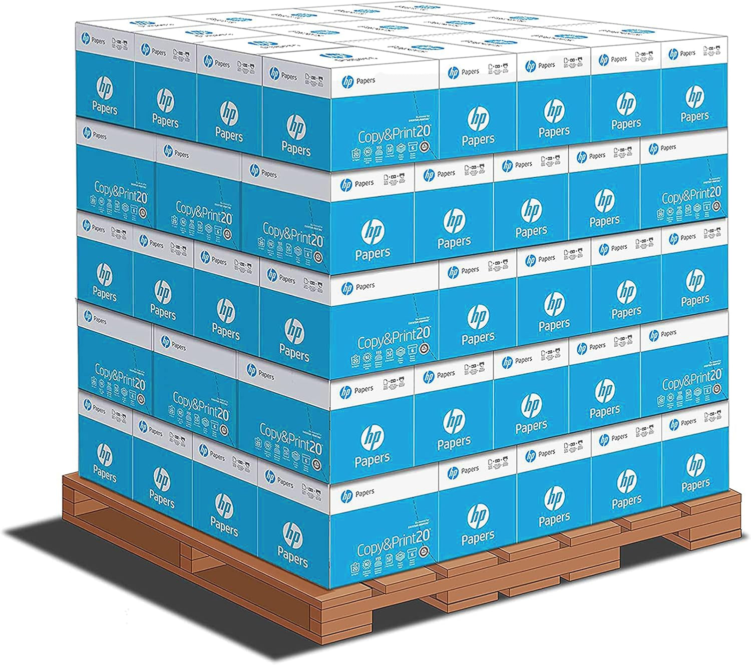 HP Printer Paper | 8.5 X 11 Paper | Copy &Print 20 Lb | 1 Ream Case - 500 Sheets| 92 Bright | Made in USA - FSC Certified | 200060