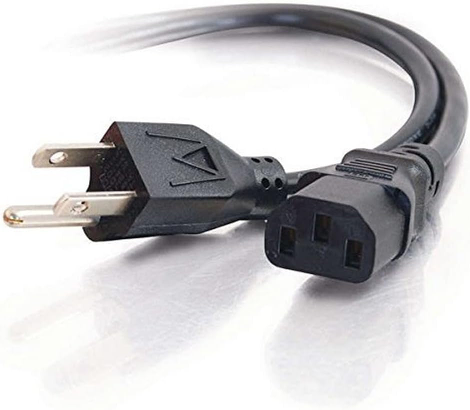 3FT Replacement AC Power Cord - Power Cable for Electronics, TV, Computer, Printer, Radio, Monitor, Samsung, Dell, Vizio, LG, Asus, Laptop and More (03129)