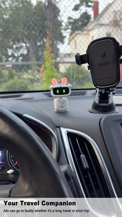 Aibi Pocket Pet - Wearable Robot | ChatGPT Powered AI Companion with Voice Commands, Emotional Interaction, Singing & Dancing | Magnetically Attaches to Anywhere | Ultra Portable