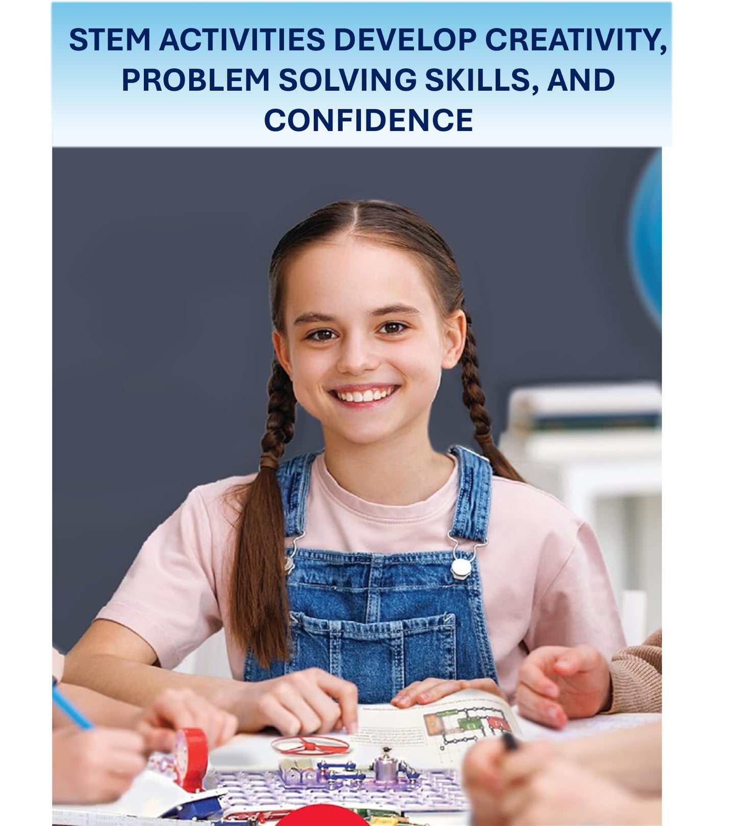 Snap Circuits Jr. SC-100 Electronics Exploration Kit, Over 100 Projects, Full Color Project Manual, 28 Parts, STEM Educational Toy for Kids 8 +