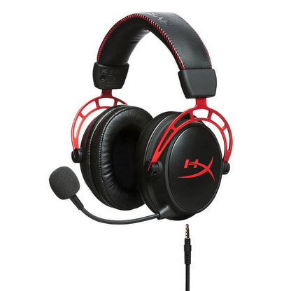 Cloud Alpha Wired Over-Ear Gaming Headset, Red