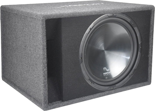 HA-RS15 Car Stereo Rhythm Loaded 15" Vented 900W Sub Box Enclosure